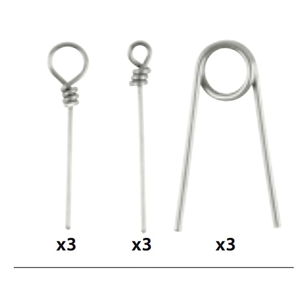 Spro Softbait Pin Assortiment in de groep Haken & Terminal Tackle / Stingers & Stinger-accessoires / Stinger-accessoires / Stinger Spikes bij Sportfiskeprylar.se (4628109)
