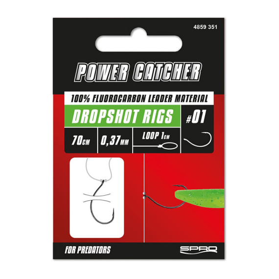 Spro Power Catcher Dropshot Rig in de groep Haken & Terminal Tackle / Kant-en-klare rigs / Kant-en-klare baarsrigs bij Sportfiskeprylar.se (4859350r)