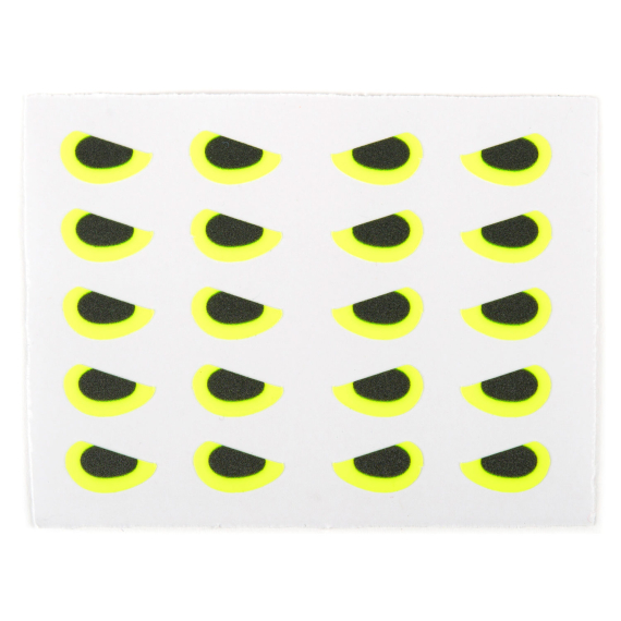 Angry Predator Eyes 8mm - Fluo Yellow in de groep Vismethoden bij Sportfiskeprylar.se (500001)