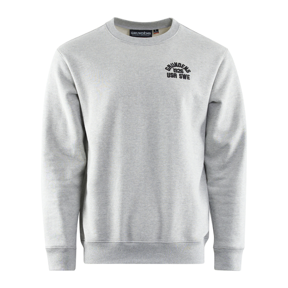 Grundéns 1926 Crew Sweatshirt Athletic Heather in de groep Kleding & Schoenen / Kleding / Truien / Sweatshirts bij Sportfiskeprylar.se (50012-033-0014r)