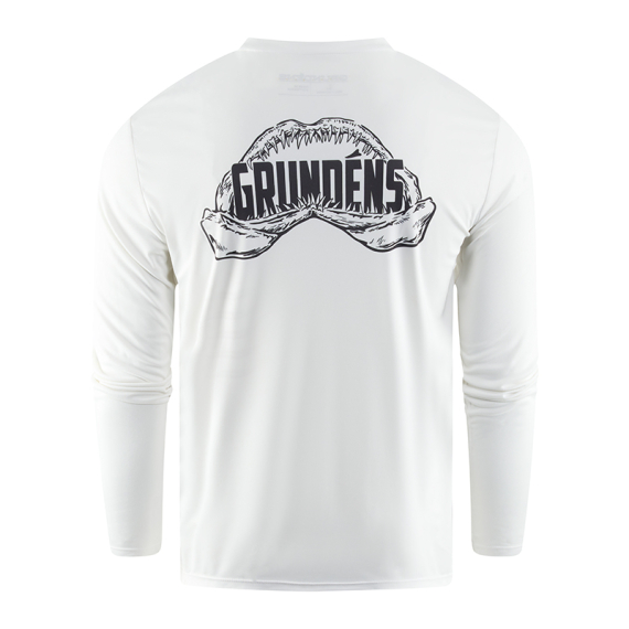 Grundéns Apex Predator LS Tech Tee White in de groep Kleding & Schoenen / Kleding / T-shirts bij Sportfiskeprylar.se (50107-100-0014r)