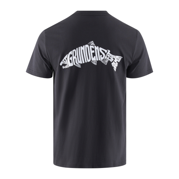 Grundéns Eat Your Words HD Pocket Tee Black Salmon Graphic in de groep Kleding & Schoenen / Kleding / T-shirts bij Sportfiskeprylar.se (50148-066-0014r)