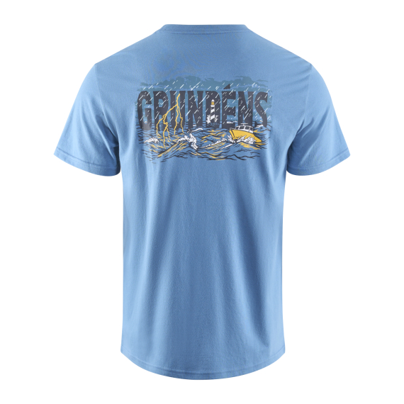 Grundéns Tough Seas SS T-Shirt Captain\'s Blue in de groep Kleding & Schoenen / Kleding / T-shirts bij Sportfiskeprylar.se (50174-494-0013r)