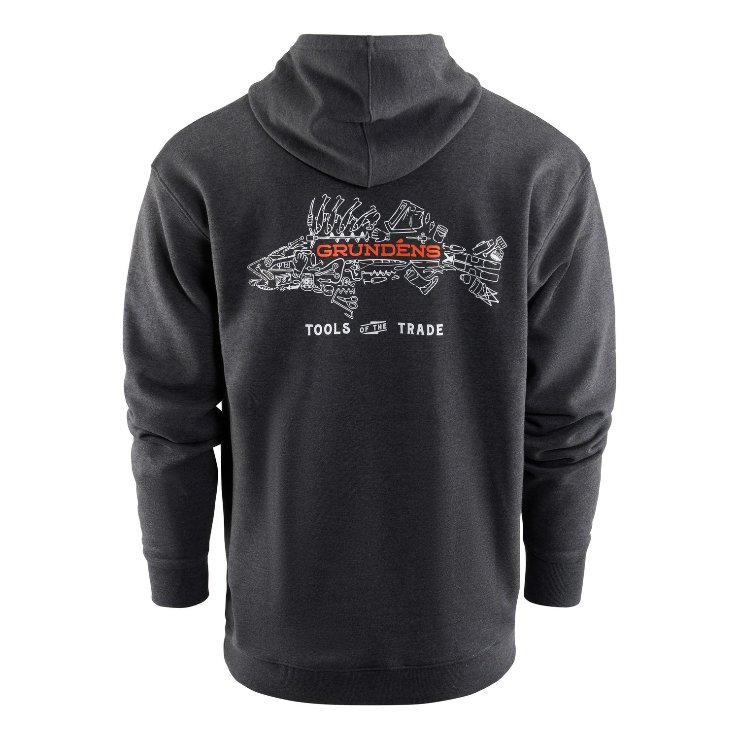 Grundéns Tools of the Trade (Ice) Hoodie Black Heather in de groep Kleding & Schoenen / Kleding / Truien / Hoodies bij Sportfiskeprylar.se (50191-004-0013r)