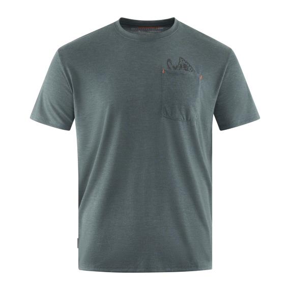 Grundéns Species Pocket Tee Deep Forest Heather in de groep Kleding & Schoenen / Kleding / T-shirts bij Sportfiskeprylar.se (50478-386-0014r)