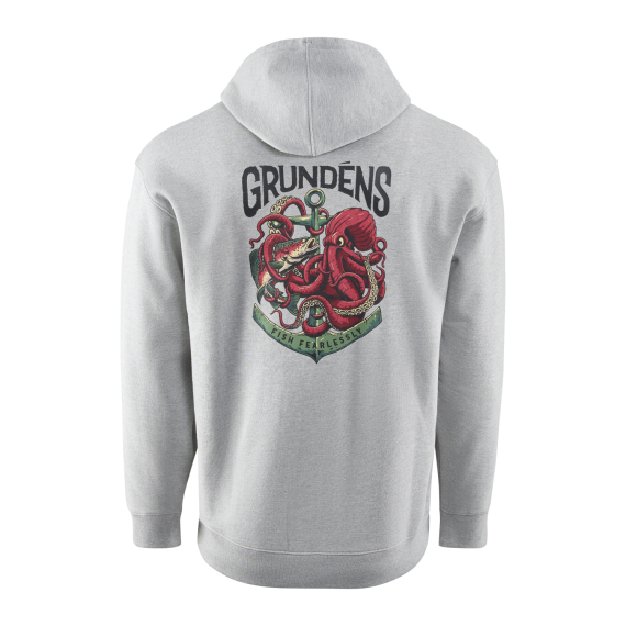 Grundéns Displacement DWR Hoodie Octo-Trout Athletic Heather in de groep Kleding & Schoenen / Kleding / Truien / Hoodies bij Sportfiskeprylar.se (50506-054-0014r)