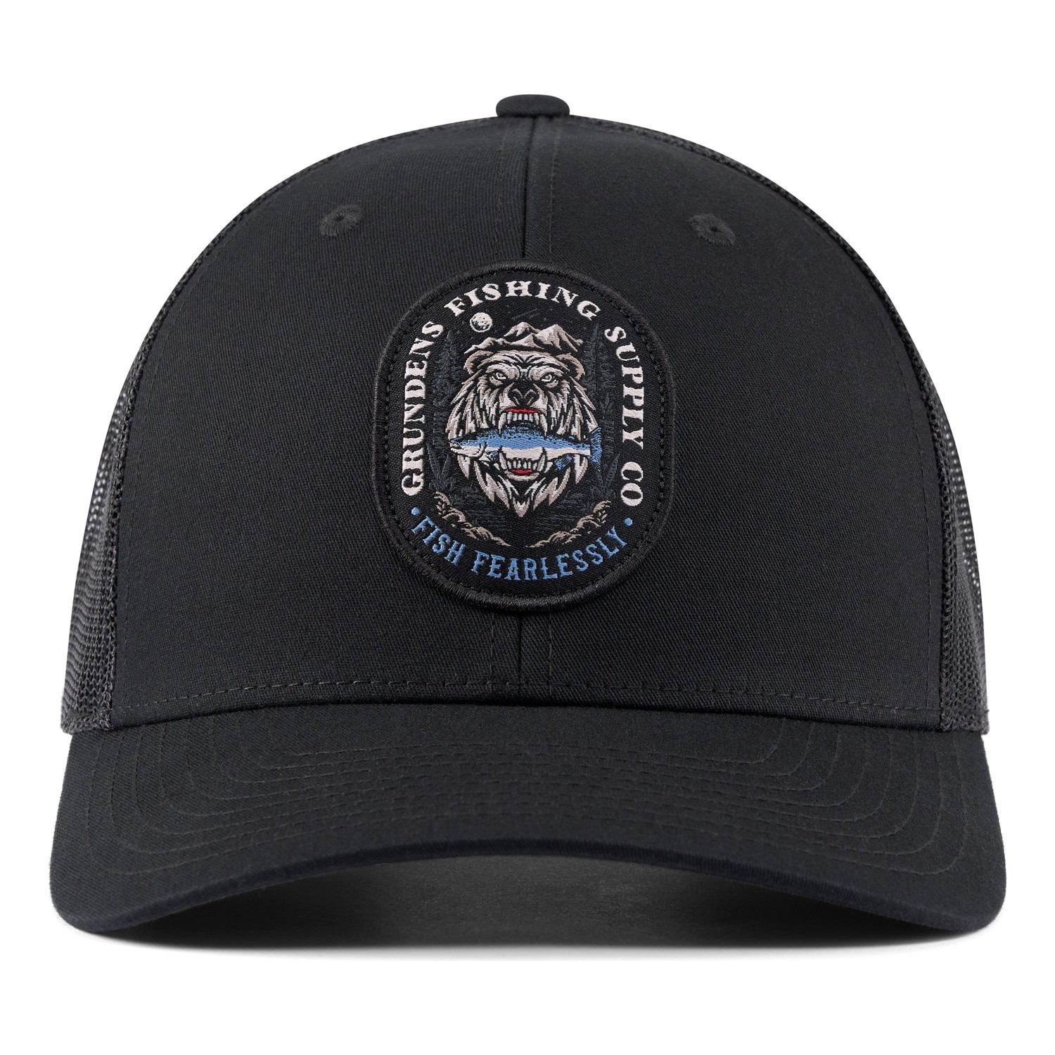 Grundéns Bear Essentials Trucker Black in de groep Kleding & Schoenen / Petten, mutsen en overig / Petten / Truckerpetten bij Sportfiskeprylar.se (50510-001-0001)