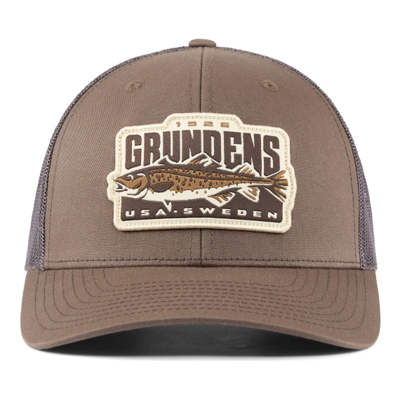 Grundéns Codfather Trucker Brown in de groep Kleding & Schoenen / Petten, mutsen en overig / Petten / Truckerpetten bij Sportfiskeprylar.se (50514-200-0001)