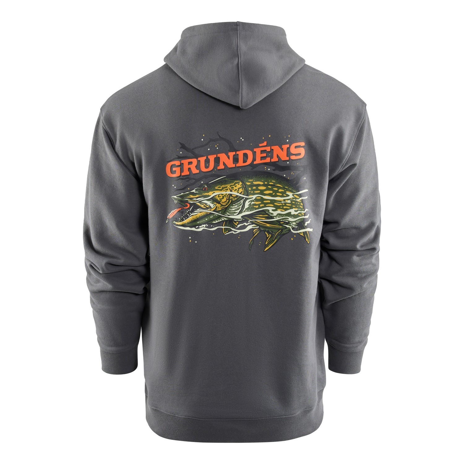 Grundéns Pike Strike Hoodie Anchor in de groep Kleding & Schoenen / Kleding / Truien / Hoodies bij Sportfiskeprylar.se (50562-025-0013r)