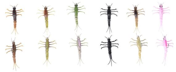 Savage Gear 3D TPE Mayfly Nymph 5cm in de groep Kunstaas / Softbaits / Baars Softbaits & Snoekbaars Softbaits bij Sportfiskeprylar.se (50676r)