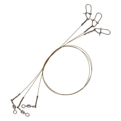 Savage Gear Raw49 Uncoated Trace 20cm 0.27mm 7kg Swivel/Needle Snap 3 in de groep Haken & Terminal Tackle / Voor zeevissen en materiaal voor onderlijnen bij Sportfiskeprylar.se (54866)