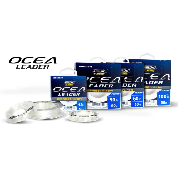 Shimano Ocea EX Fluorocarbon Leader Material in de groep Haken & Terminal Tackle / Voor zeevissen en materiaal voor onderlijnen / Onderlijnmateriaal / Onderlijnmateriaal Fluorocarbon bij Sportfiskeprylar.se (59WCL74FU14r)