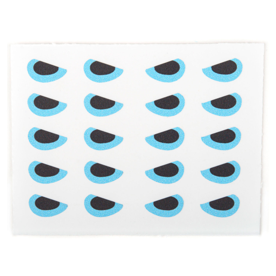 Angry Predator Eyes Light Blue 6mm in de groep Haken & Terminal Tackle / Vliegvis bindmateriaal / Vliegbindmateriaal / Ogen bij Sportfiskeprylar.se (600004)