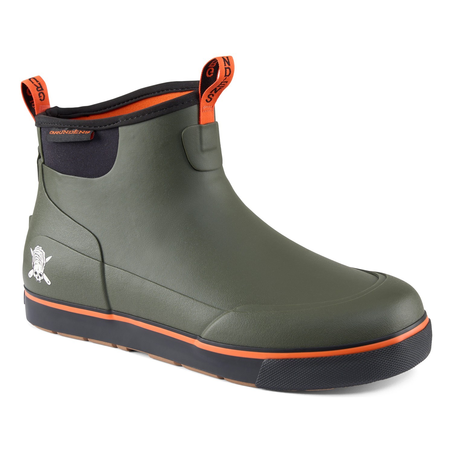 Grundéns Deck-Boss Ankle Boot Zero Shucks Green in de groep Kleding & Schoenen / Schoenen / Rubber laarzen / Rubberen laarzen bij Sportfiskeprylar.se (60008-928-1008r)