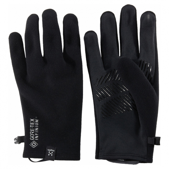 Haglöfs Bow Glove True Black in de groep Kleding & Schoenen / Kleding / Handschoenen bij Sportfiskeprylar.se (6044412C5665r)