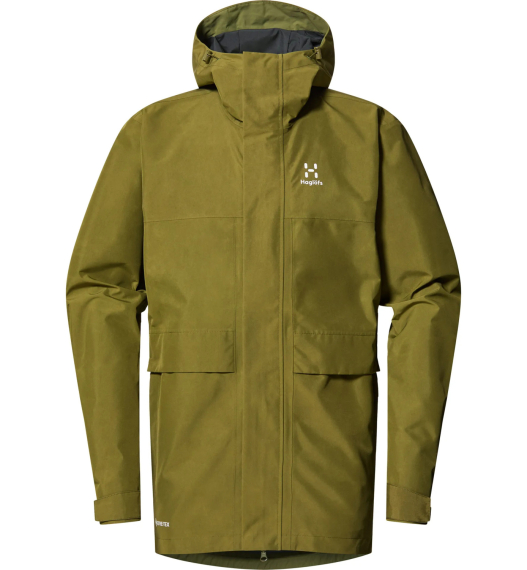 Haglöfs Reed GTX Parka Men Olive Green in de groep Kleding & Schoenen / Kleding / Jassen / Regenjassen bij Sportfiskeprylar.se (6064544VY015r)