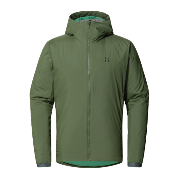Haglöfs Mimic Alert Hood Men Seaweed Green in de groep Vismethoden / IJsvissen / Winterkleding / Winterjassen bij Sportfiskeprylar.se (6074444Q9020r)