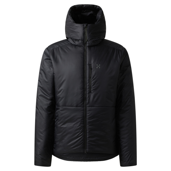 Haglöfs Breeze Mimic Hood Men True Black in de groep Kleding & Schoenen / Kleding / Jassen / Donzen & synthetisch gevoerde jassen bij Sportfiskeprylar.se (6078242C5015r)
