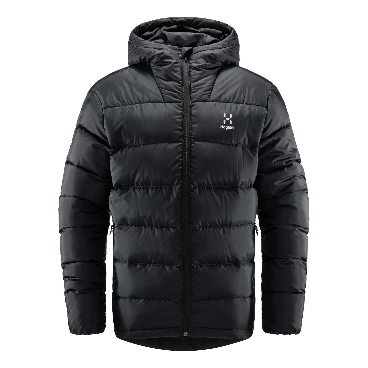 Haglöfs Bield Down II Hood Men True Black in de groep Kleding & Schoenen / Kleding / Jassen / Winterjassen bij Sportfiskeprylar.se (6082562C5015r)