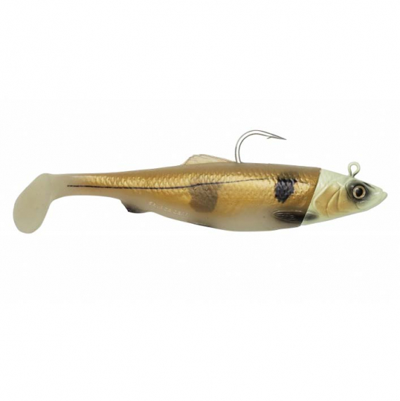 Savage Gear 3D Herring Big Shad 32cm 560g 1+1pcs Glow Haddock in de groep Kunstaas / Kunstaas voor zeevissen / Softbaits voor zeevissen bij Sportfiskeprylar.se (61965)