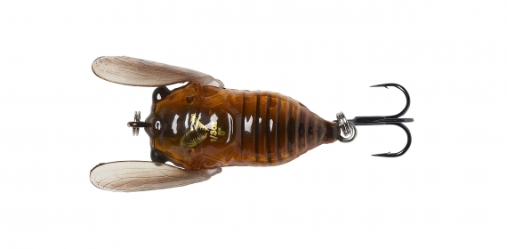 Savage Gear 3D Cicada 33mm 3,5g Floating, Brown in de groep Kunstaas / Topwater kunstaas bij Sportfiskeprylar.se (61988)