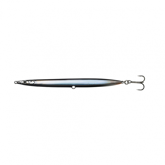 Savage Gear Sandeel Pencil 125 19g 04-Black Silver in de groep Kunstaas / Zeeforel kunstaas & kustwobblers / Zeevis pluggen bij Sportfiskeprylar.se (63826)