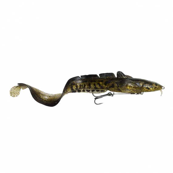 Savage Gear 3D Burbot 25cm 70g SS Gold Burbot UV in de groep Kunstaas / Softbaits / Snoek Softbaits bij Sportfiskeprylar.se (63849)