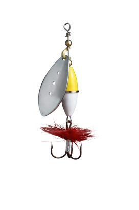 Wipp Spinnare 3 g Silver Gul/Vit in de groep Kunstaas / Spinners / Inlinespinnare bij Sportfiskeprylar.se (6440-18)