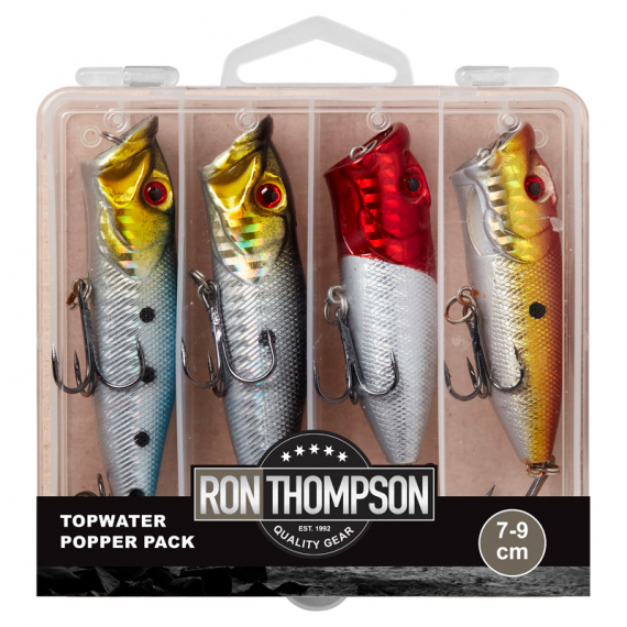 DAM/R.T Topwater Popper Pack Inc. Box 7-9cm in de groep Kunstaas / Topwater kunstaas bij Sportfiskeprylar.se (65413)