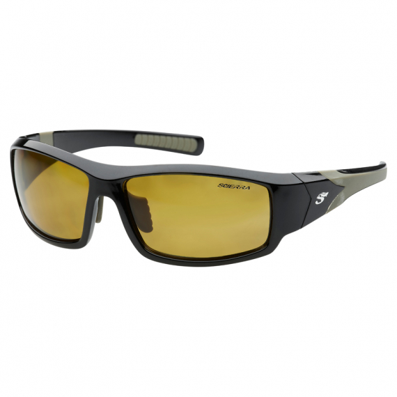 Scierra Wrap Arround Sunglasses - Yellow Lens in de groep Kleding & Schoenen / Brillen / Gepolariseerde zonnebrillen bij Sportfiskeprylar.se (65486)