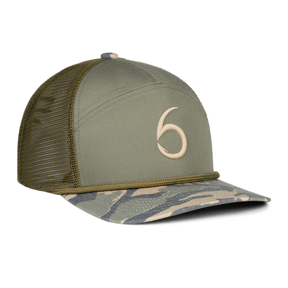 6th Sense The Seven SC - Stictched 6 Dark Green in de groep Kleding & Schoenen / Petten, mutsen en overig / Petten / Snapback-petten bij Sportfiskeprylar.se (6HAT-600)