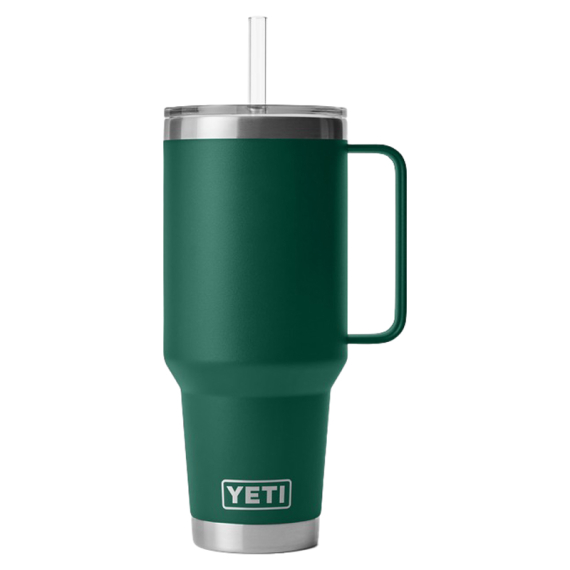Yeti Rambler 42 Oz Straw Mug - Black Forest Green in de groep Outdoor / Camping Keuken & Keukengerei / Thermosflessen / Thermosbekers bij Sportfiskeprylar.se (70000004251)