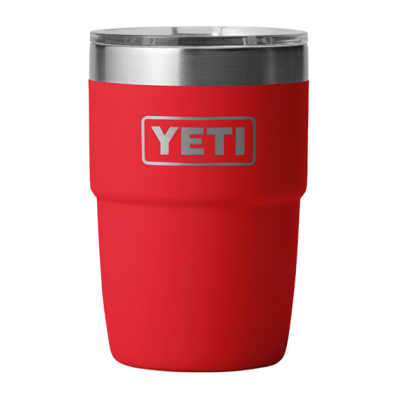 Yeti Rambler 8 Oz Stackable Cup Ceramic - Rescue Red in de groep Outdoor / Camping Keuken & Keukengerei / Thermosflessen / Thermosbekers bij Sportfiskeprylar.se (70000006180)