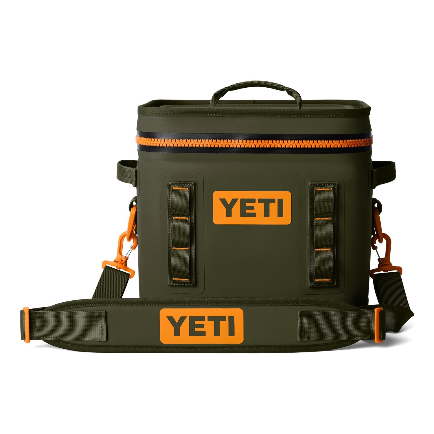 Yeti Eu Hopper Flip 12 - Olive/King Crab Orange in de groep Opslag / Koelboxen & Koeltassen / Koeltassen bij Sportfiskeprylar.se (70000007109)