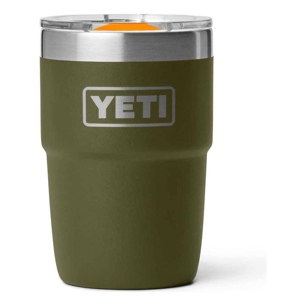 Yeti Rambler 8 Oz Cl Cup Ms - Olive/King Crab Orange in de groep Outdoor / Camping Keuken & Keukengerei / Thermosflessen / Thermosbekers bij Sportfiskeprylar.se (70000007249)