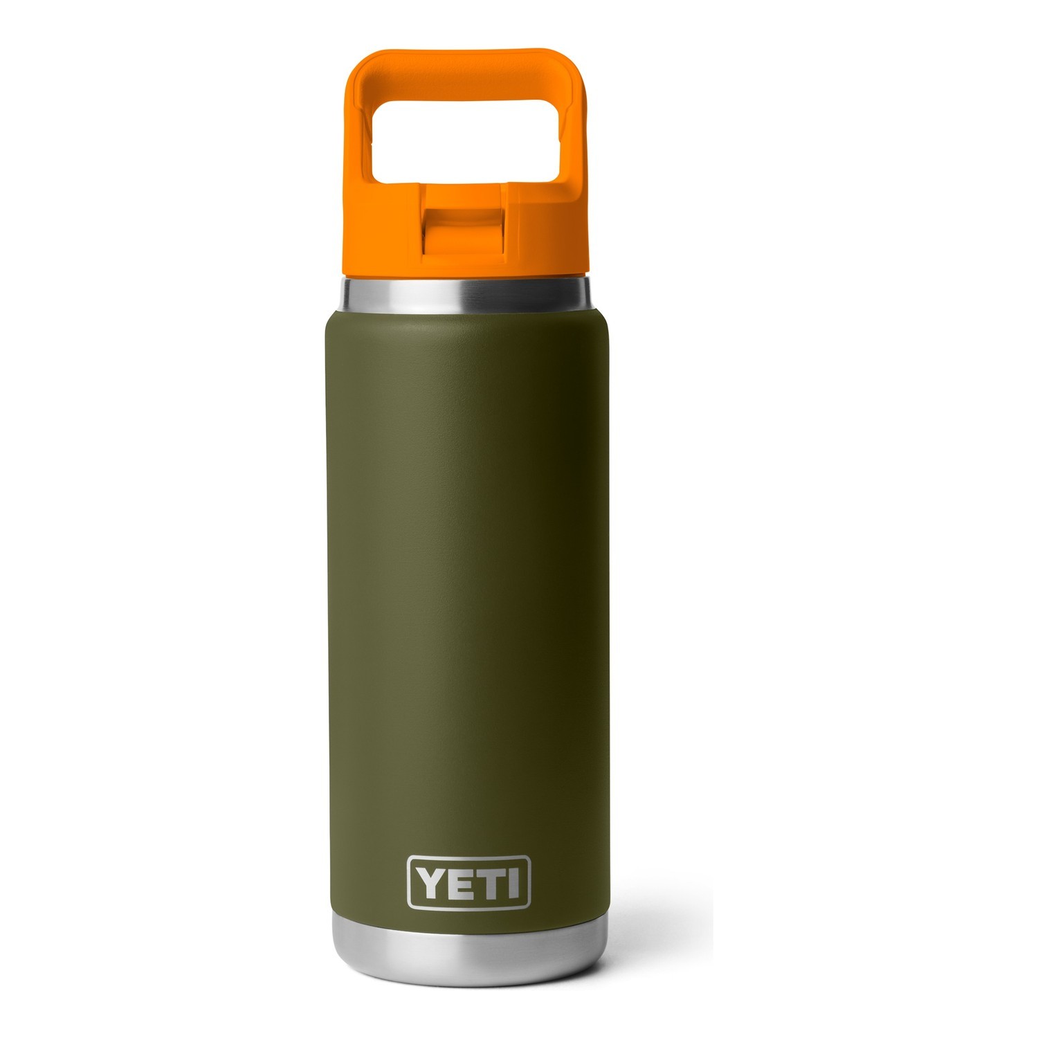 Yeti Rambler 26 Oz C Straw Bottle - Olive/King Crab Orange in de groep Outdoor / Camping Keuken & Keukengerei / Thermosflessen / Thermosfles bij Sportfiskeprylar.se (70000007323)