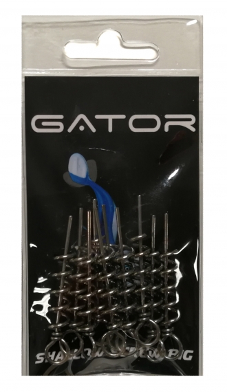 Gator Big Shallow Screw 10-pak in de groep Haken & Terminal Tackle / Stingers & Stinger-accessoires / Stinger-accessoires bij Sportfiskeprylar.se (70GATOR)