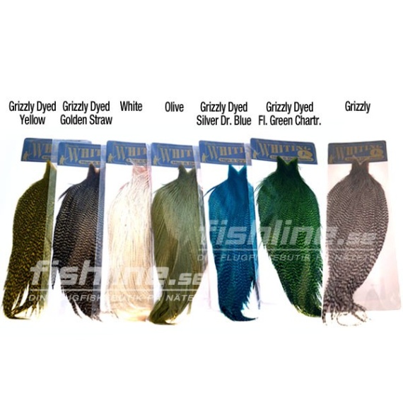 Whiting High & Dry Hackle Cape - WD/Orange in de groep Haken & Terminal Tackle / Vliegvis bindmateriaal / Vliegbindmateriaal / Veren & Capes / Capes & Saddles bij Sportfiskeprylar.se (71801251)