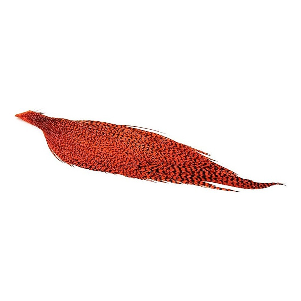 Whiting High & Dry Hackle 1/2 Cape - GD/Orange in de groep Haken & Terminal Tackle / Vliegvis bindmateriaal / Vliegbindmateriaal / Veren & Capes / Capes & Saddles bij Sportfiskeprylar.se (71841151)