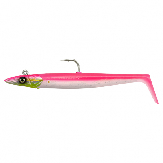 Savage Gear Sandeel V2 17cm 65g Sinking 2+1 - Pink Pearl Silver in de groep Kunstaas / Softbaits / Snoek Softbaits bij Sportfiskeprylar.se (72511)
