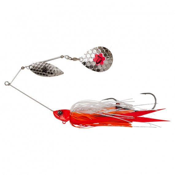 Savage Gear Da\'Bush Spinnerbait 18cm 42g Sinking - Red Head Silver in de groep Kunstaas / Spinnerbaits bij Sportfiskeprylar.se (72619)