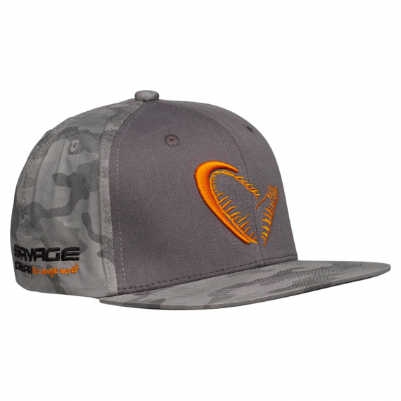 Savage Gear Flex Fit Camo Cap, Camo/Grey in de groep Kleding & Schoenen / Petten, mutsen en overig / Petten / Flexfit petten bij Sportfiskeprylar.se (73714)