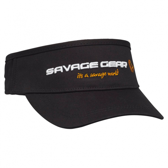 Savage Gear Sun Visor, Black Ink in de groep Kleding & Schoenen / Petten, mutsen en overig / Petten / Visor Caps bij Sportfiskeprylar.se (73717)