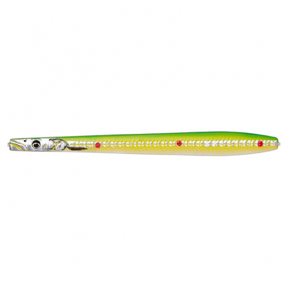 Savage Gear Line Thru Sandeel Nail 10cm 16g - Fluo Green in de groep Kunstaas / Zeeforel kunstaas & kustwobblers / Zeevis pluggen bij Sportfiskeprylar.se (74169)