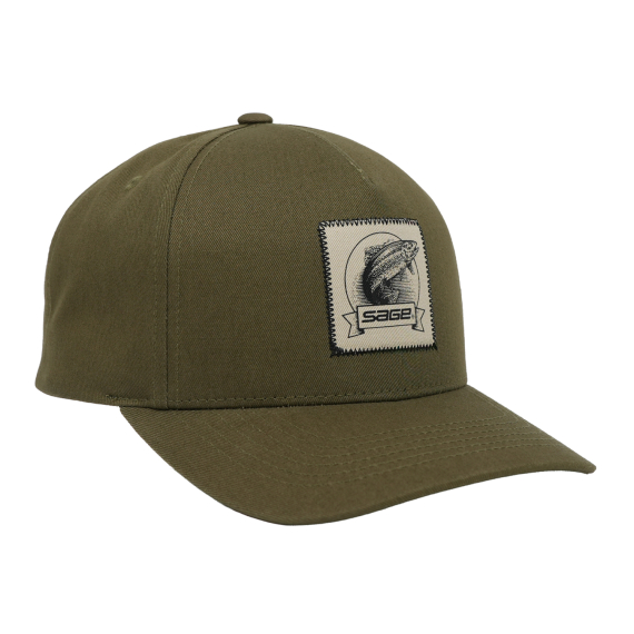 Sage Heritage Logo Twill Snapback Hat in de groep Kleding & Schoenen / Petten, mutsen en overig / Petten bij Sportfiskeprylar.se (7483)