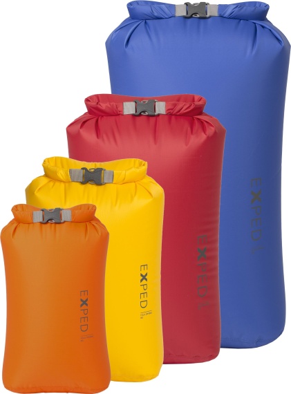 Exped Fold Drybag 4-Pack XS-L in de groep Opslag / Waterdichte tassen bij Sportfiskeprylar.se (7640171994147EANr)