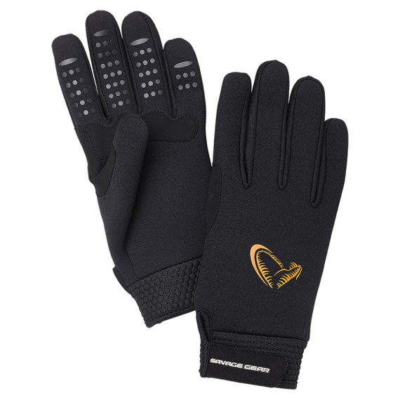 Savage Gear Neoprene Stretch Glove, Black in de groep Kleding & Schoenen / Kleding / Handschoenen bij Sportfiskeprylar.se (76465r)