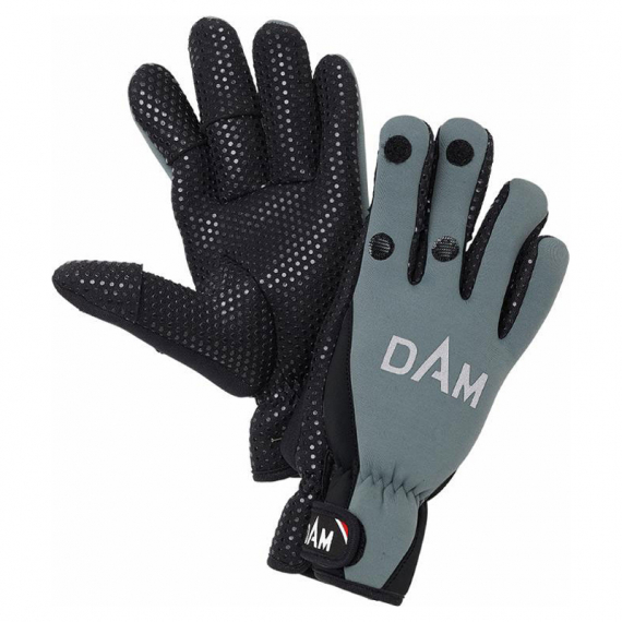 DAM Neoprene Fighter Glove, Black/Grey in de groep Kleding & Schoenen / Kleding / Handschoenen bij Sportfiskeprylar.se (76514r)