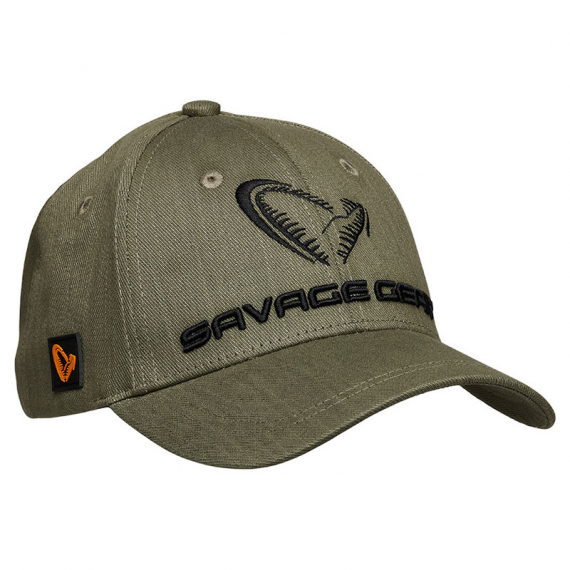 Savage Gear Catch Cap Onesize Olive Green Melange in de groep Kleding & Schoenen / Petten, mutsen en overig / Petten / Dad caps bij Sportfiskeprylar.se (76691)