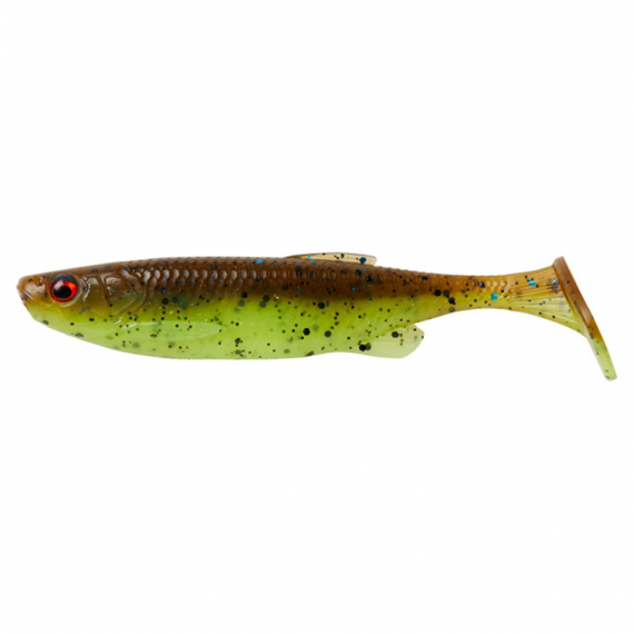 Savage Gear Fat Minnow T-Tail 10,5cm, 11g (5pcs) Chartreuse Pumpkin in de groep Kunstaas / Softbaits / Baars Softbaits & Snoekbaars Softbaits bij Sportfiskeprylar.se (76998)